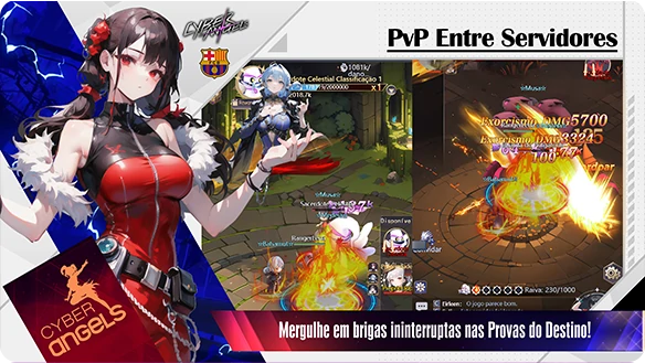 PvP entre servidores Mergulhe em brigas ininterruptas nas Provas do Destino!